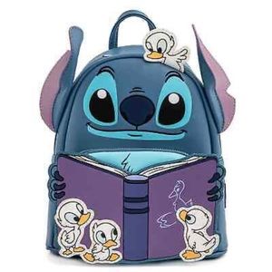 Disney Stitch & Ducklings Story Time Loungefly Backpack
